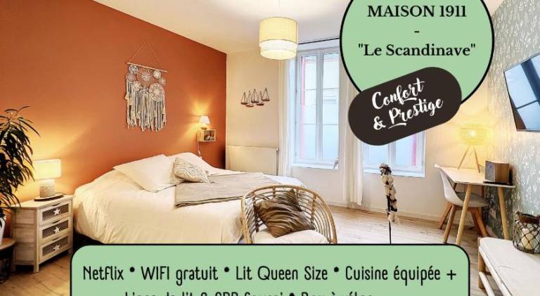 Appart LE SCANDINAVE - Maison 1911 - confort & prestige in Montargis