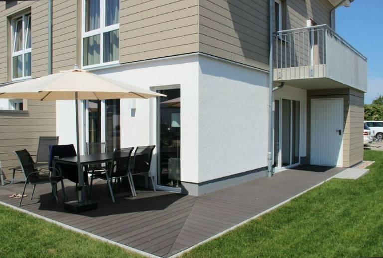 Modernes Ferienhaus, Sauna, Süd-Terrasse, Loggia mit Meerblick, Haustiere in Wangerland