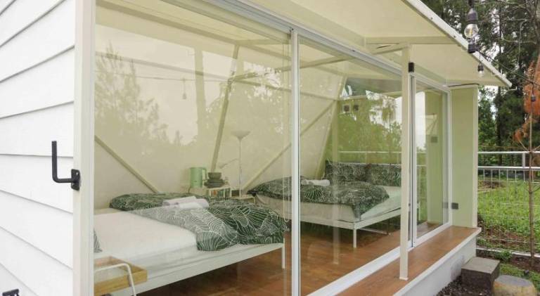 Tent with yard & patio | Dogs allowed — photo 2