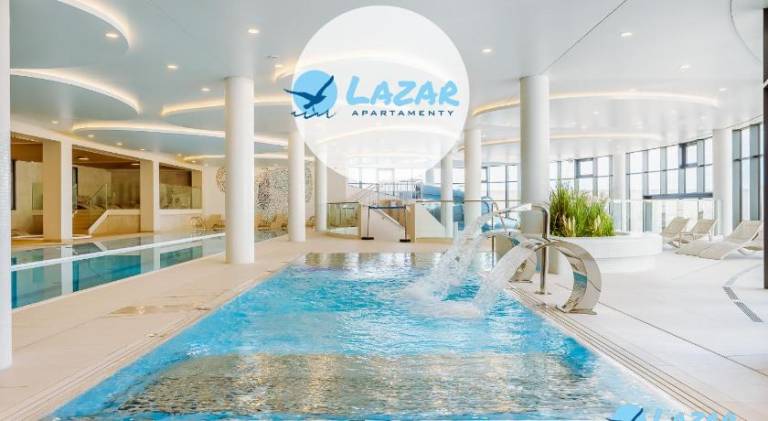 Holiday apartment with pool, patio & hot tub in Kolobrzeg