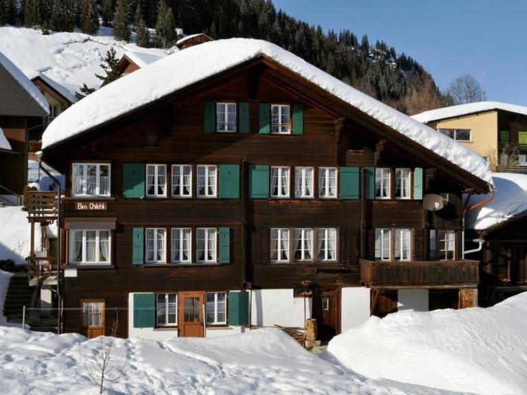 Ferienwohnung mit Hund in Mürren,  f&uuml;r max. 6 Personen