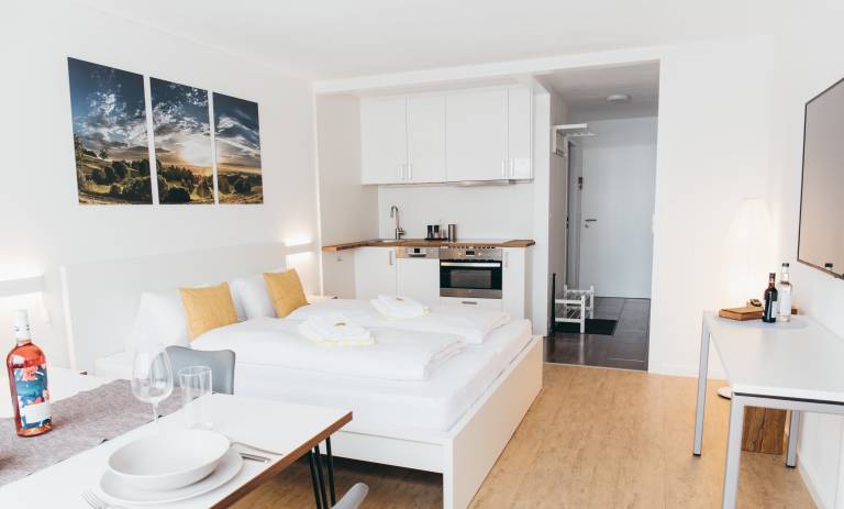 Children-friendly rental apartment with pool, sauna & yard | Nature view | Pets allowed in Scheidegg