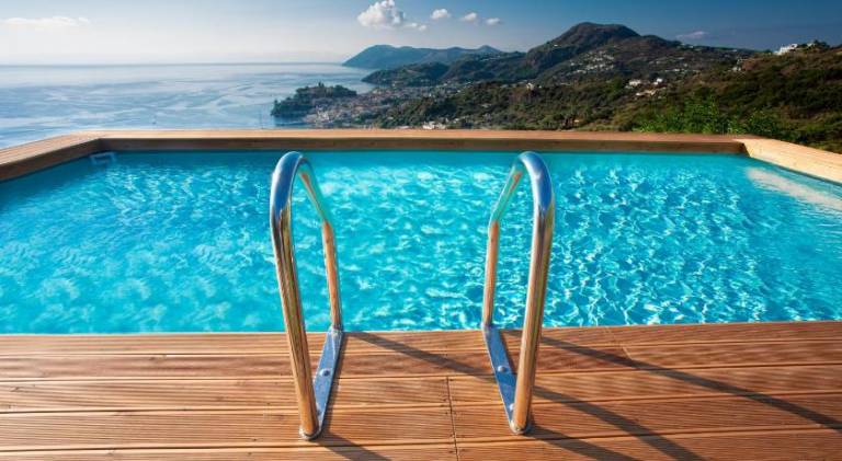 Villa with pool in Lipari