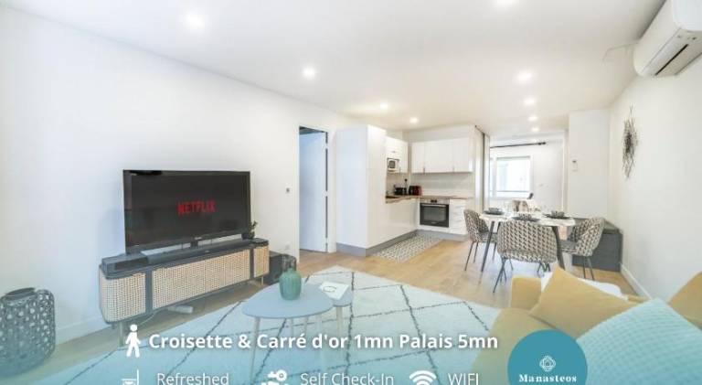 Apartment with 2 rooms for 6 persons in Cannes