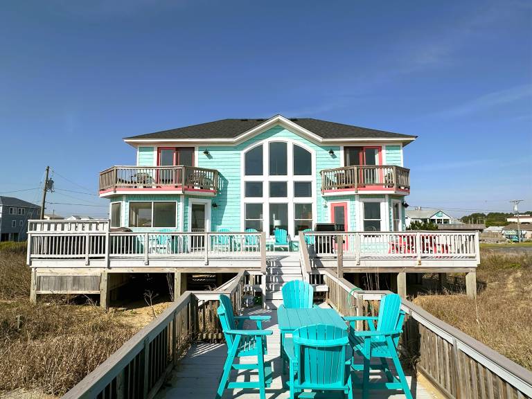 KH5205- Oceanfront, 4 BRs (2 Masters), Hot Tub & Outstanding Ocean Views! in Outer Banks, NC