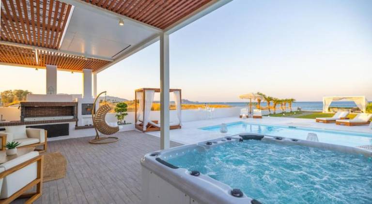 Charisma Beach Front Villa in Rhodes
