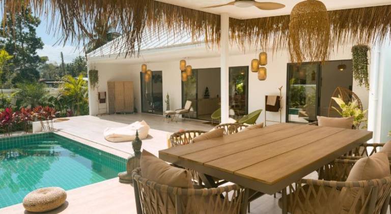 Villa with barbecue, yard & patio in Ko Pha-ngan