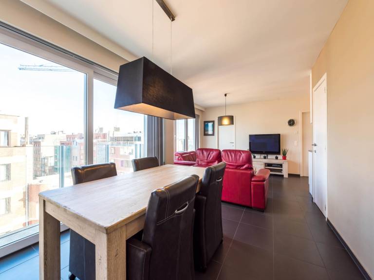 Sleek and modern beachfront flat in De Panne