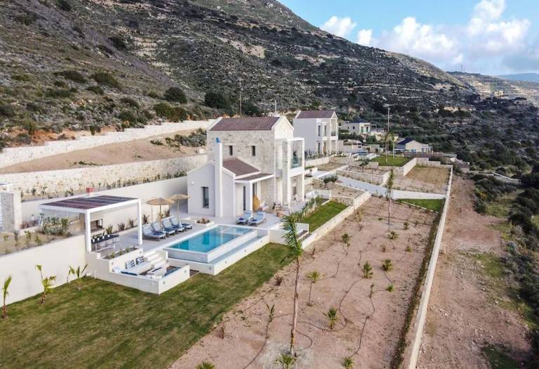 Exquisite Crete Villa Villa Ciele 3 Bedroom Private Pool Sea Views Kissamos — photo 3