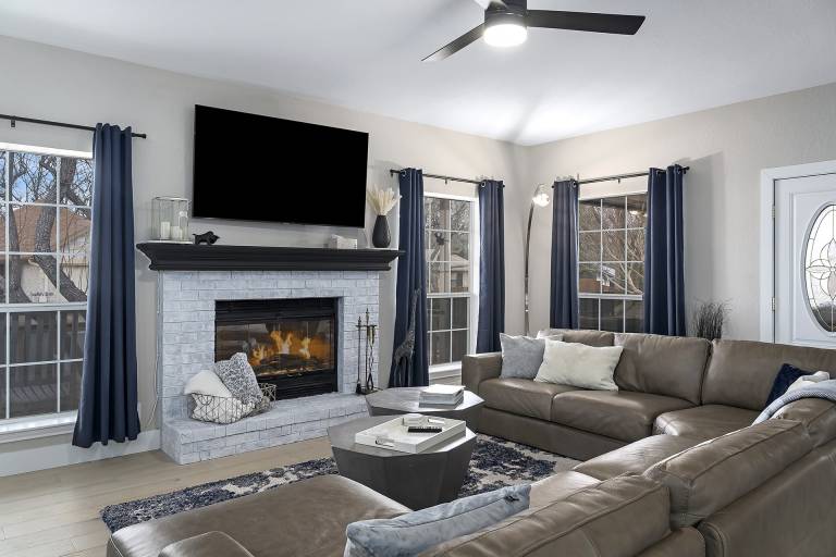 Vacation home with patio & yard in Fredericksburg, TX