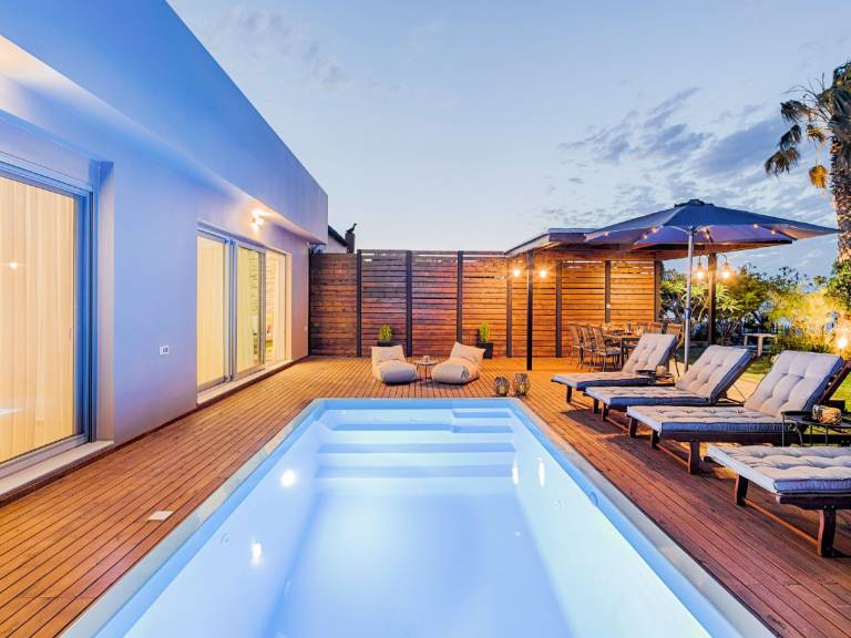 Ferienhaus in Lalysos Beach, Rhodos f&uuml;r max. 8 Personen, 