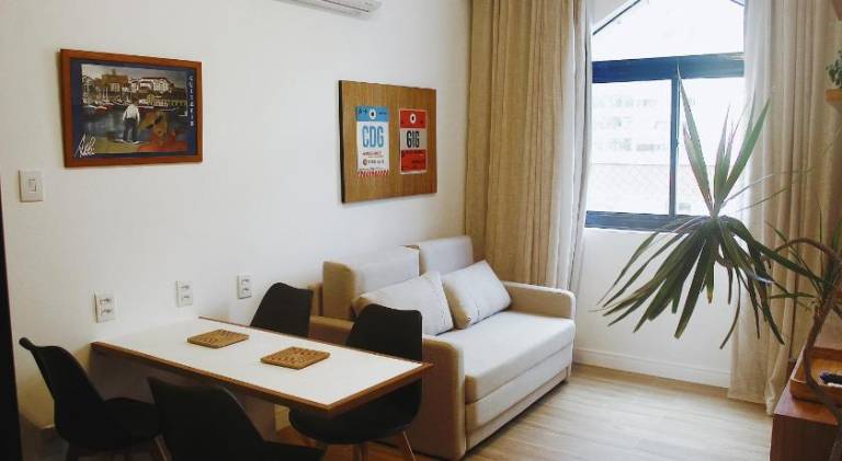 Apartment with 1 room for 4 persons in Santos