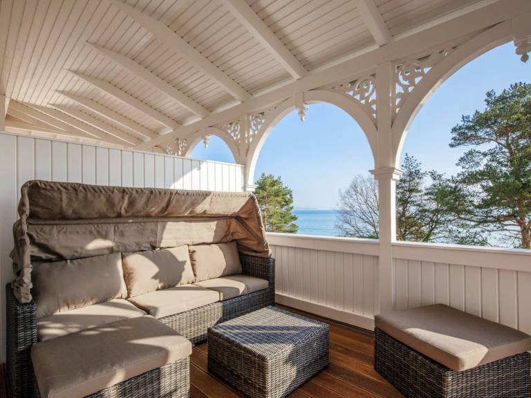 Ferienwohnung mit Meerblick 2 Schlafzimmern und Balkon