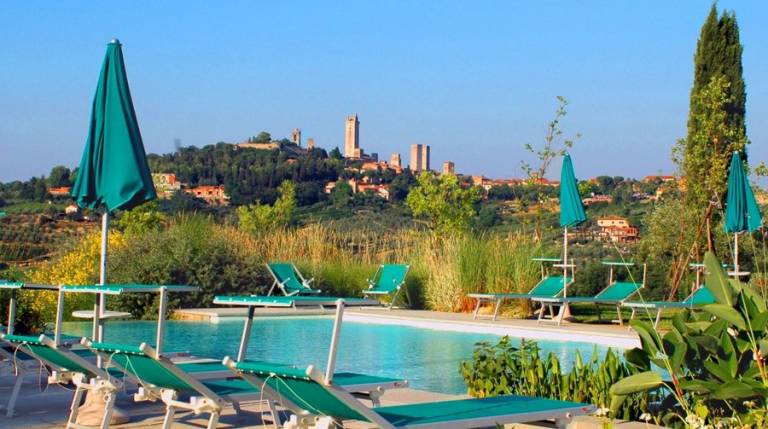 Bauernhof in San Gimignano, Toskana, Italien