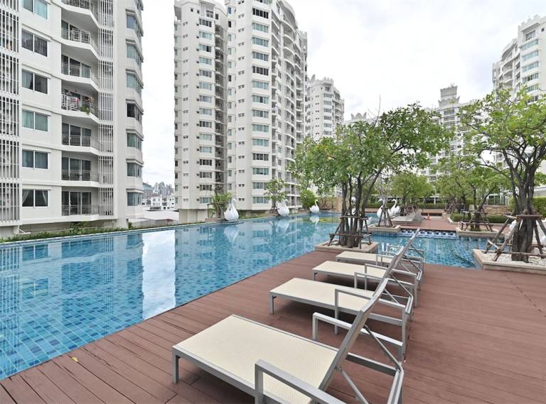 Condo with pool