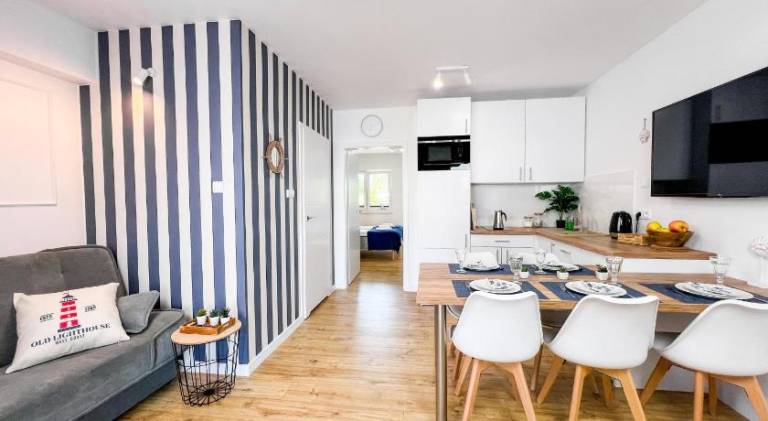 Holiday apartment with pool in Ustka