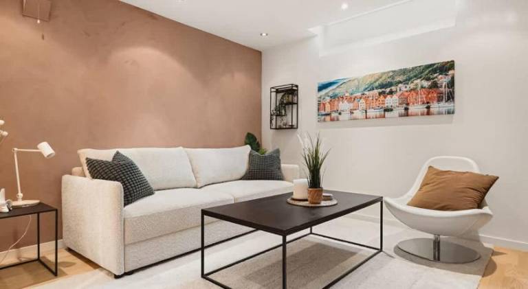 Dinbnb Apartments I Cobblestone Streets 350m from Bryggen & Fløybanen! in Bergen