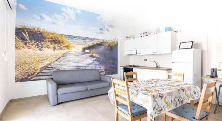 Rental apartment with patio & garden in Carovigno