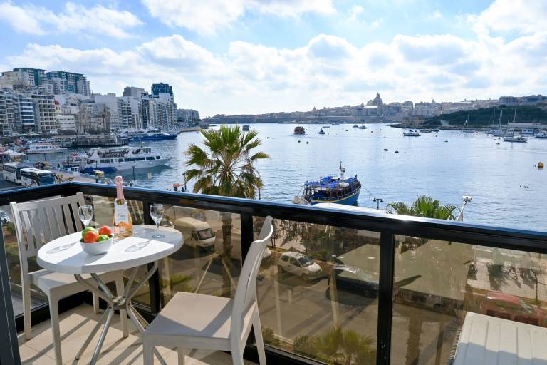A Sunny Seaview In Central Sliema
