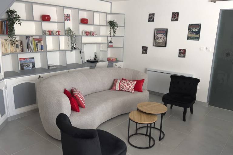 Ferienhaus in Formigny, Vierville-sur-Mer f&uuml;r max. 6 Personen am Atlantik