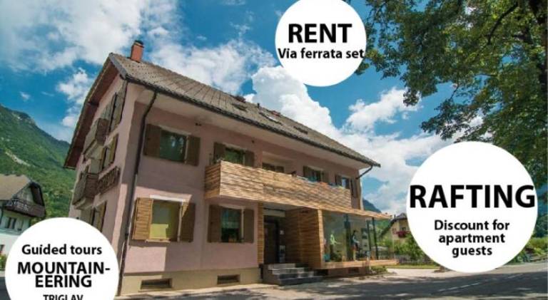 Prenočišče z zajtrkom Bovec