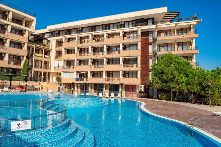 Ferienwohnung mit gemeinschaftlichem Pool