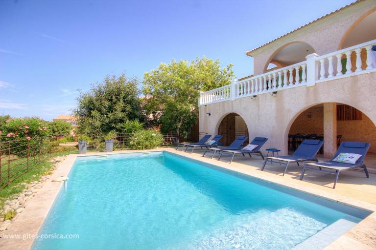 Ferienhaus in Monticello, L'Île-Rousse f&uuml;r max. 8 Personen