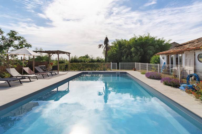 Ferienhaus in Saint-Martin-de-Gurson, Villefranche-de-Lonchat f&uuml;r max. 6 Personen am Atlantik