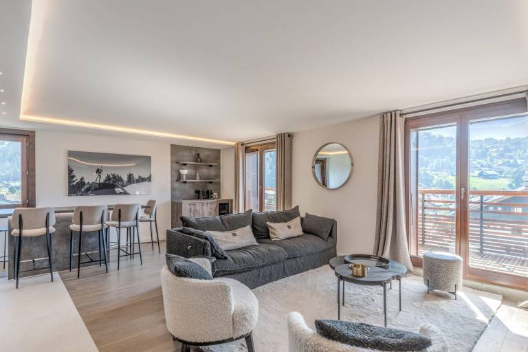 Rental apartment with terrace | Mountain view | Perfect for remote work in Combloux
