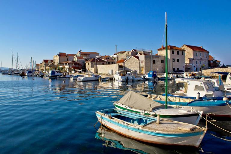 Studioapartment in Tribunj mit Terrasse, Klimaanlage, W-LAN, Waschmaschine (5040-2) in Vodice