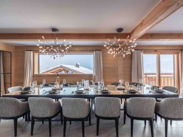 Modern chalet in Combloux with pool and wellness area — photo 5
