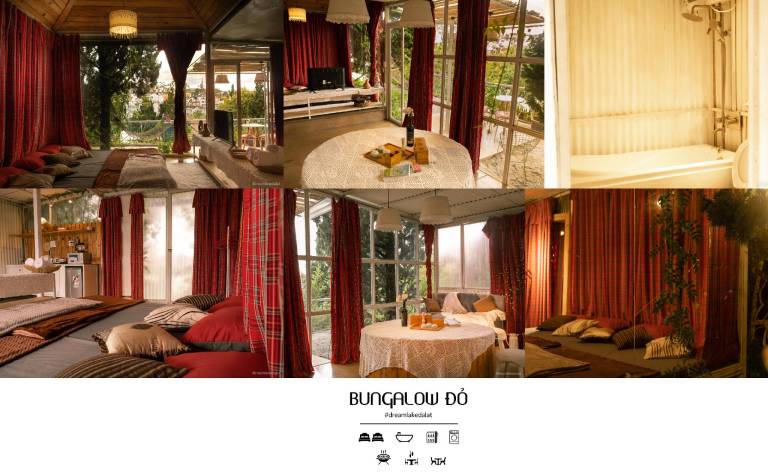 DreamLakeDalat_Nhà gỗ nguyên căn với bồn tắm riêng in Da Lat