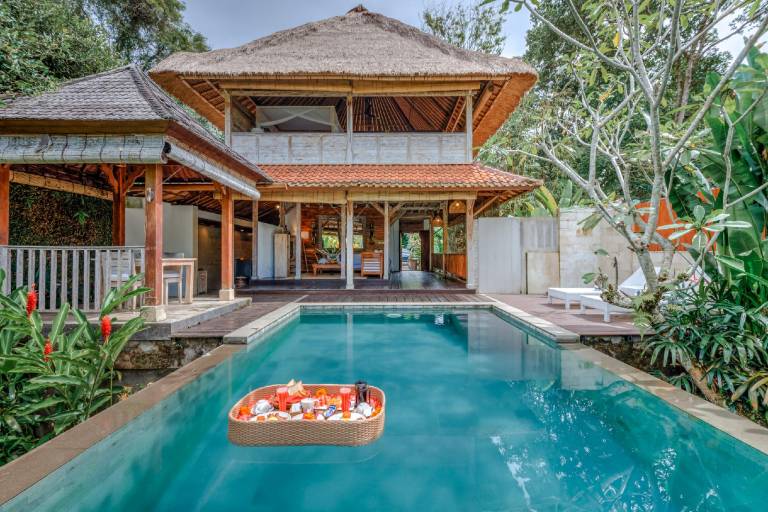 Villa with yard, patio & private pool | Perfect for remote work in Ubud