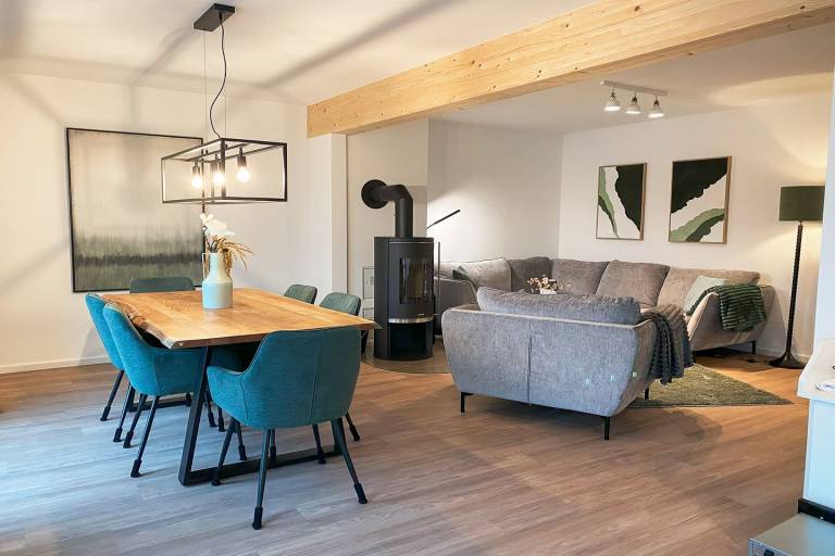 SeeZeit – Ferienwohnung an den Pütten. Sauna. Terrasse. Hundefreundlich. in Butjadingen