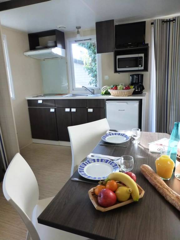 Camping L'Eden - Mobile home 'Ciel' 21m² - 1 bedroom terrace partly covered 11m² 2 people — photo 3