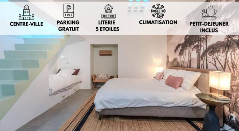 Chambre d'hote dans un loft cosy en cœur de ville in Villeneuve-sur-Lot