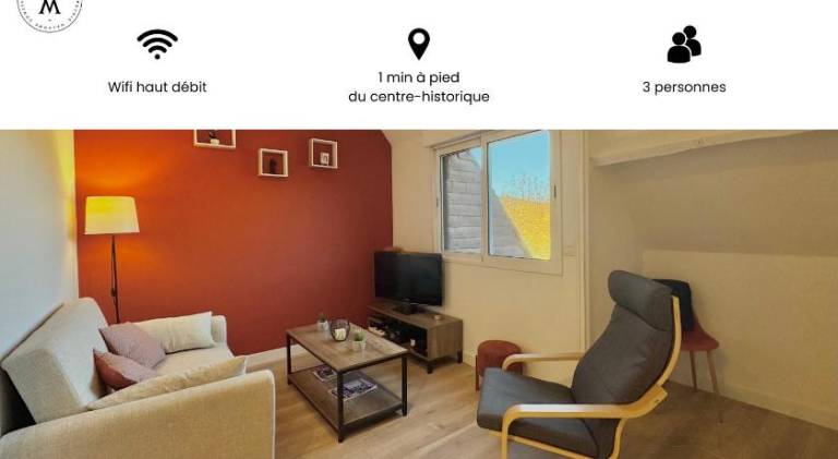 Rental apartment with 1 room for 3 persons in Sarlat-la-Canéda