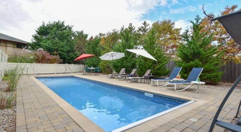 Beautiful backyard pool deeded beach rights in North Truro, MA