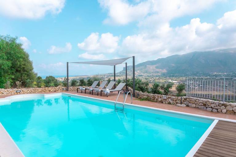 Villa with yard, patio & barbecue in Castellammare del Golfo