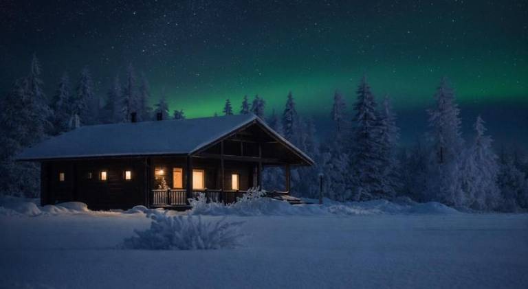 Sonka Resort Lakeside Villa with Private Sauna & Hot Tub in Rovaniemi
