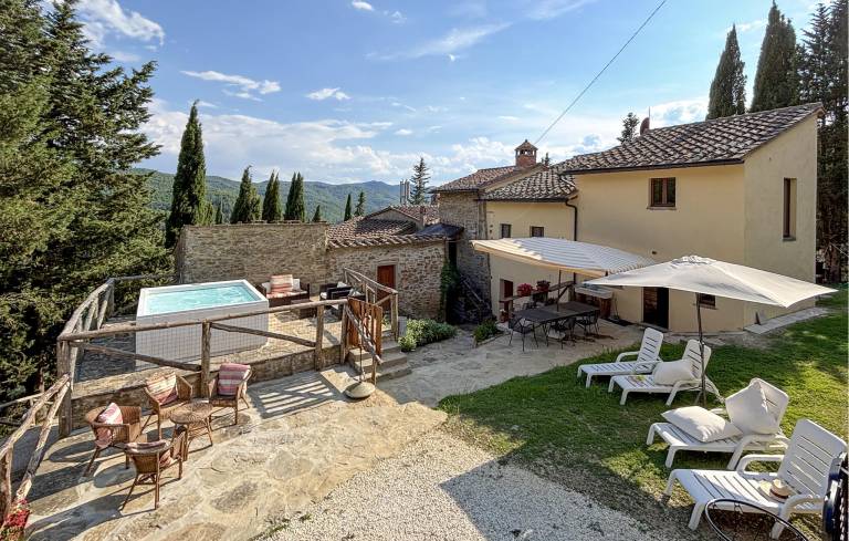 Ferienhaus in Arezzo, Molin Bianco-pian D'usciano f&uuml;r max. 14 Personen, 