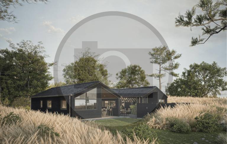 Ferienhaus mit Hund in Egsmark Strand f&uuml;r max. 14 Personen