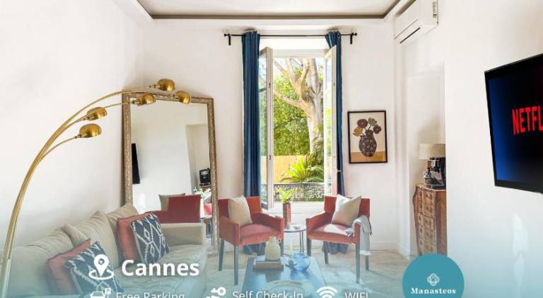 Rental apartment with terrace & garden in Cannes
