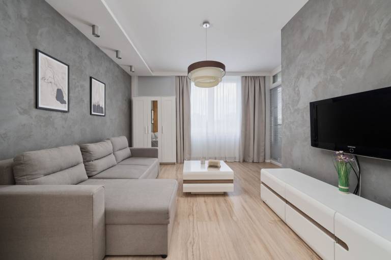 Gwia dzista 8 Modern Studio Balcony in Wroclaw