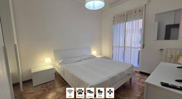Holiday apartment with 2 rooms for 5 persons in Loano
