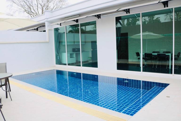 Pleasant villa with yard, barbeque & pool | Pets allowed in Nakhon Nayok
