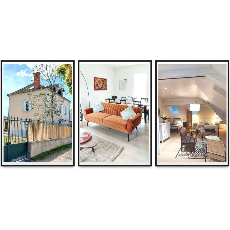 Fully equipped house with yard, barbeque & terrace | Perfect for remote work | Pets allowed in Vichy