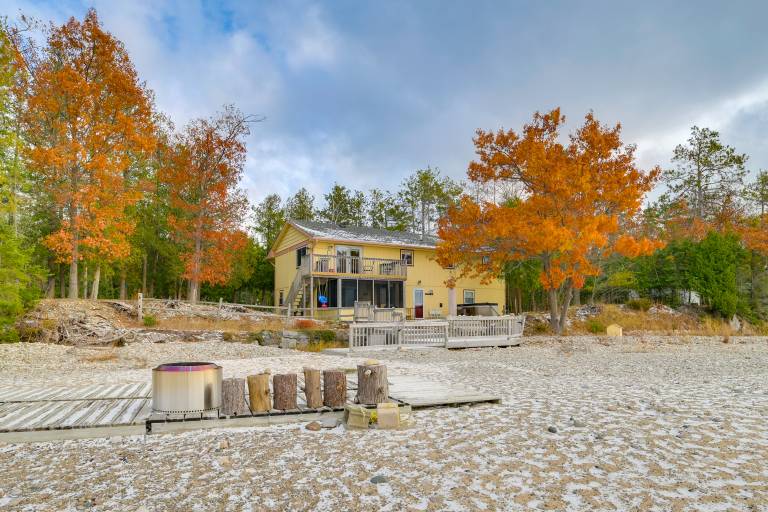Breathtaking Sunsets: Lake Huron Beachfront Escape in Alpena, MI