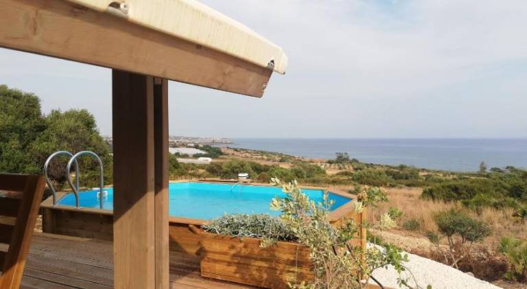 Tent with pool in Scicli