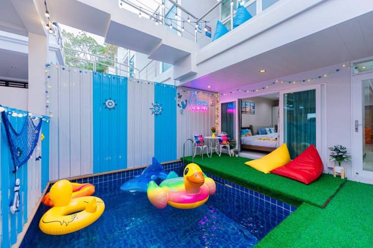 Ocean Pool Villa Pattaya near beach in Sattahip